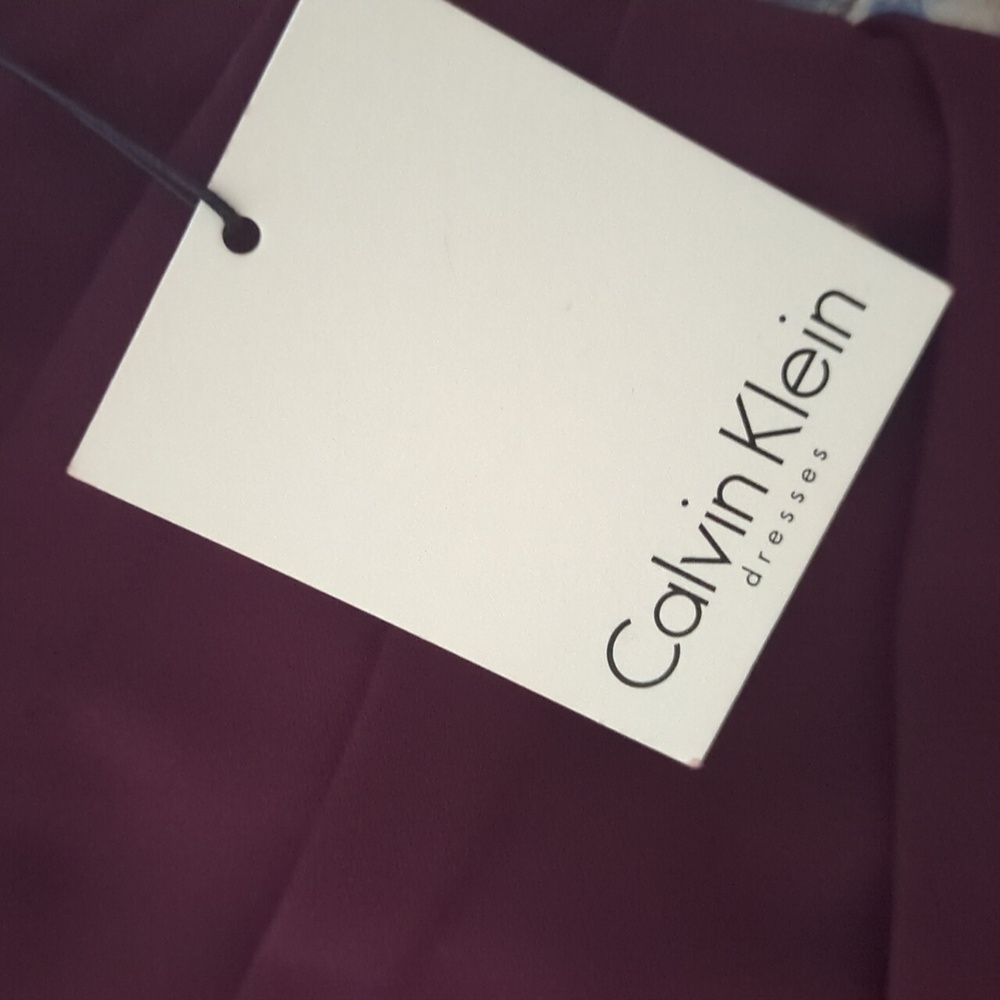 Calvin Klein Rich Purple Midi Dress - Picture 6 of 6
